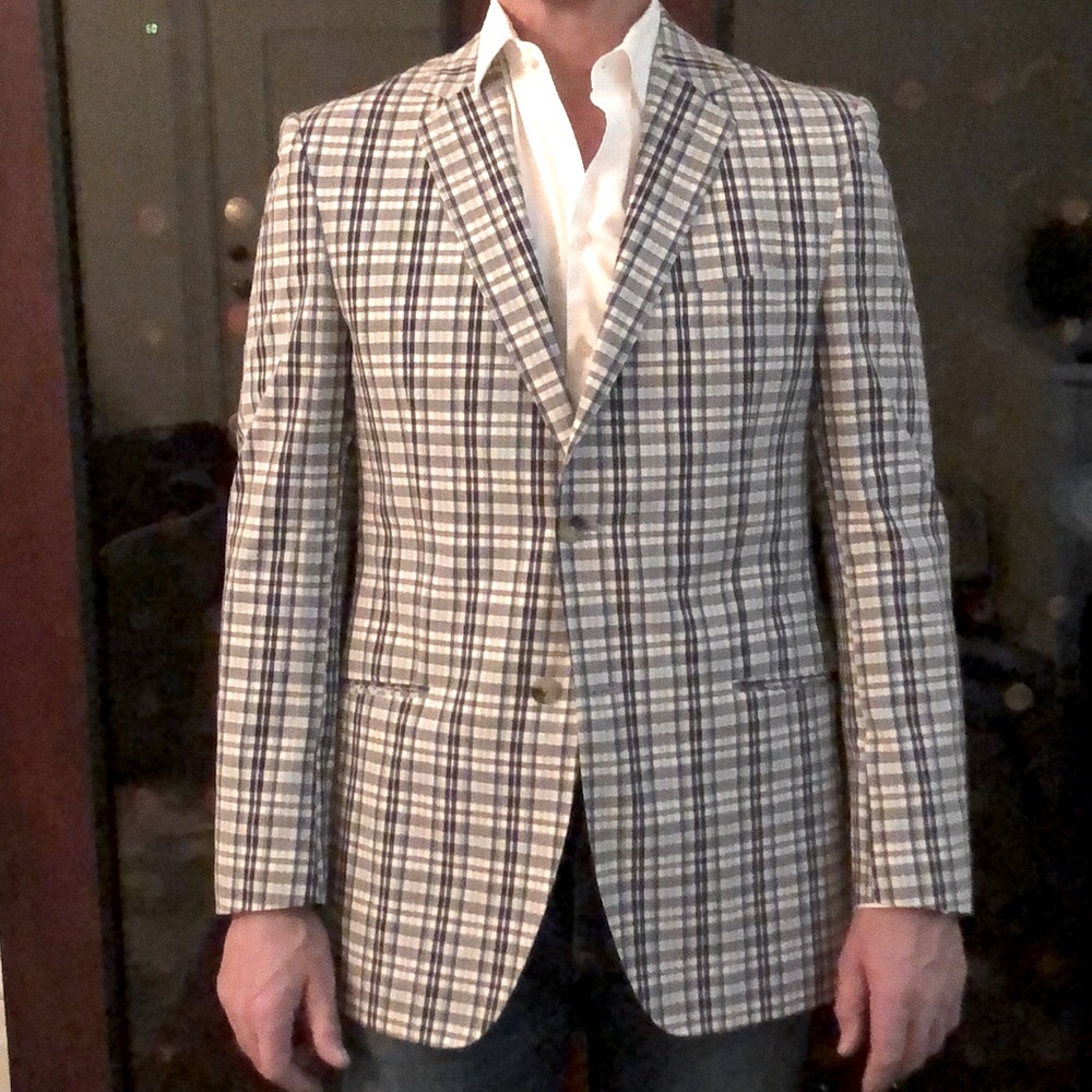 🏁Etro cotton check jacket
